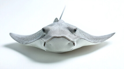 Fototapeta premium A stingray isolated on a white background.