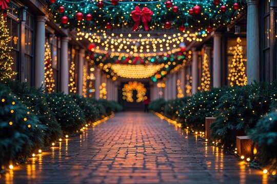 Lively Holiday Celebration Featuring Stunning Christmas Lights