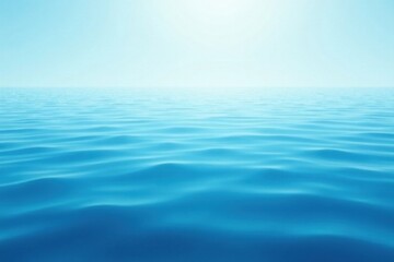 Obraz premium Soft gradient ocean blue background with gentle ripples , ocean blue calming soothing peaceful serene, oceanic, #oceanblue