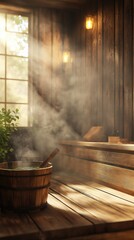 Sauna Steam and Serenity
