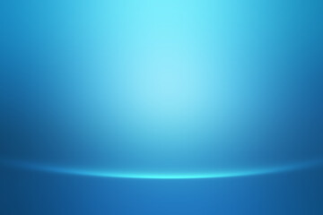 blue gradient abstract studio background with soft sparkle spot light design for product display 	