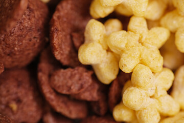 Close up of cereal texture