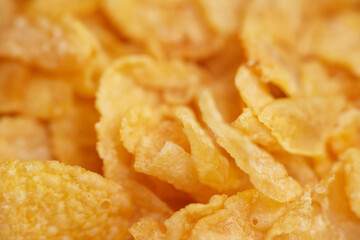Close up of cereal texture