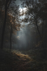 morning in the forest