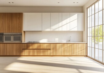 Modern kitchen sunlight interior design home