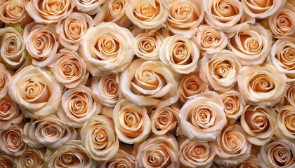 Elegant Beige Rose Pattern, Rich Textures and Soft Hues Creating a Warm Atmosphere, Ideal for Digital Art, Home Decor, or Design Inspiration