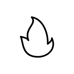 Fire icon vector illustration. fire sign and symbol