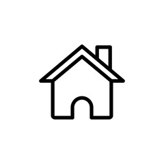 Home icon vector illustration. House sign and symbol