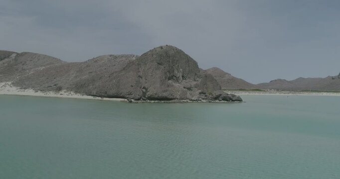 Aerial Views of Balandra Beach, Baja California Sur: A Hidden Gem of the Sea of Cortez