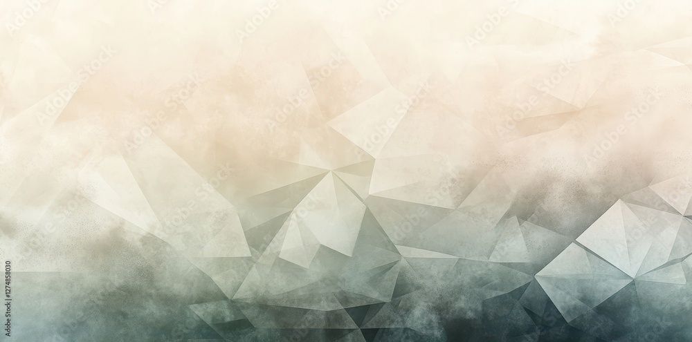 Poster abstract geometric pattern with gradient shading and textured effect
