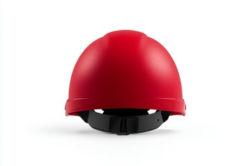 Fototapeta premium Red helmet with a black strap