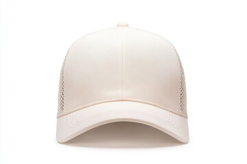 Fototapeta premium White hat with a mesh design on it