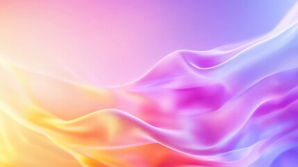 Fototapeta premium Smooth Gradient Background with Bright Color Transitions and Waves