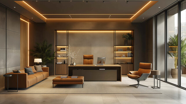 Elegancia y minimalismo en un salón moderno