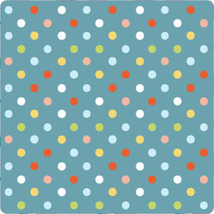 Watercolor polka dot background vector illustration
