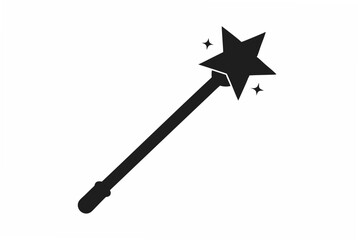 magic wand  silhouette