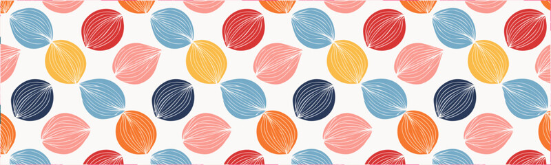 Fototapeta premium Colorful geometric pattern, abstract print background vector illustration