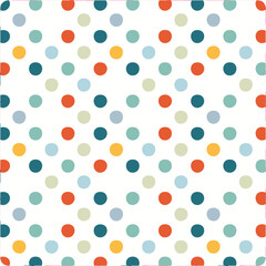 Watercolor polka dot background vector illustration
