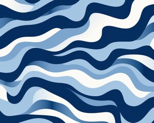 Flowing blue waves for graphic design, presentations, branding and digital backdrops