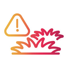 grass Line Gradient Icon