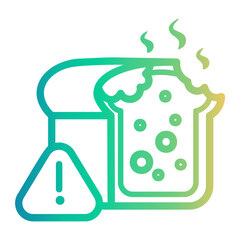 rotten Line Gradient Icon