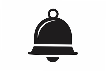 bell black  silhouette vector illustration