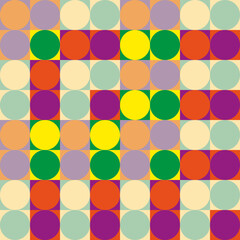 Hand drawn colour blocked pattern illustration geometric	