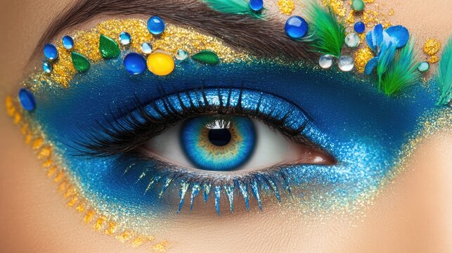 A perfectly defined eyebrow arch sculpted using precise grooming techniques