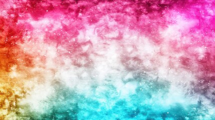 Fototapeta premium A vibrant gradient image featuring swirling patterns of pink, orange, white, and turquoise, creating a dreamy and abstract effect.