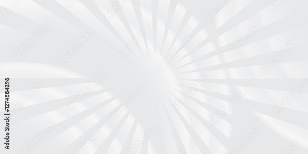 Poster white geometric abstract background overlap layer on bright space with lines effect decoration.