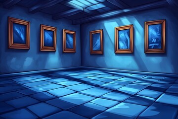 Artworks in the Exhibition Hall of the Cultural Center