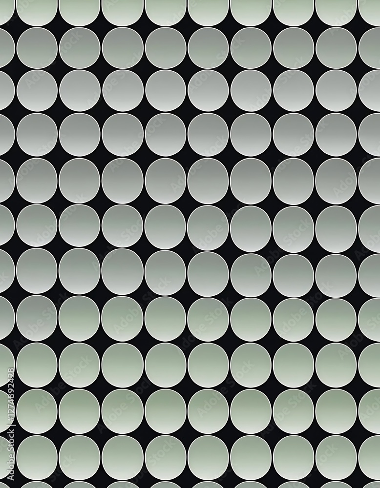 Poster circular gradient pattern , a modern and repeating design of connected circles