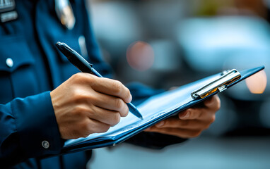 businessman using tablet computer
