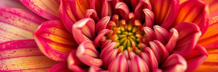 Obraz premium Vibrant details of a colorful flower up close, revealing intricate petals and rich colors, close up, details, rich colors