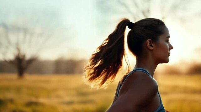 Fitness routine. Generative AI