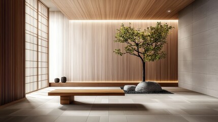 Modern Japanese Zen Retreat with Minimalist Architecture and Serenity