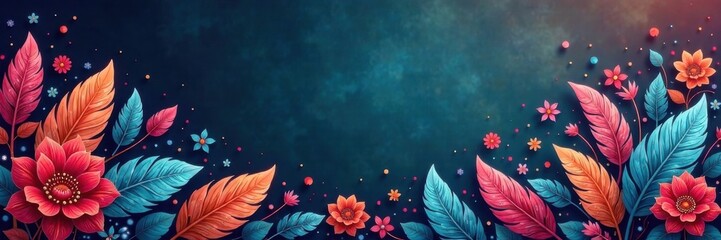 Whimsical Flourish with Feathers, flourishes, artistic