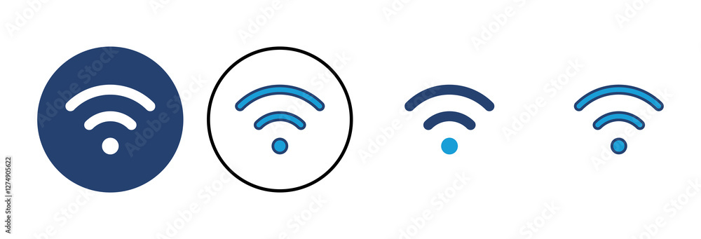 Poster wifi icon vector. signal vector icon. wireless icon vector