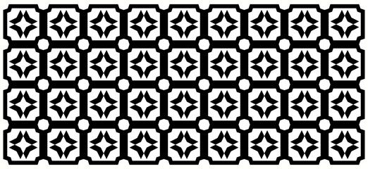 Art Deco Style Abstract Regular Geometric Shapes in Graphic Pattern for Backgrounds