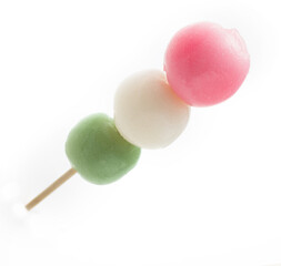 三色団子　　白バック