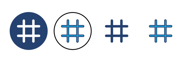 Obraz premium Hashtag icon vector. hashtag symbol