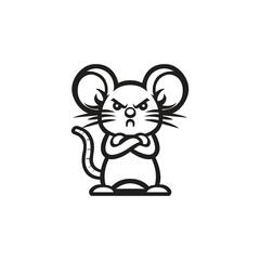 Rat mascot template