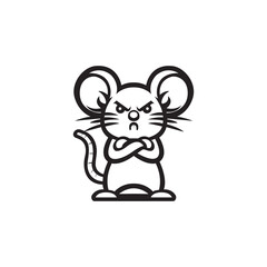 Rat mascot template