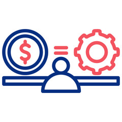 SWOT Analysis ,Icon,Symbol Outline Color
