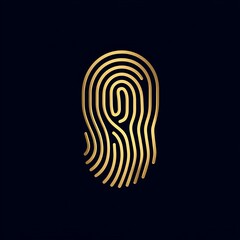 Golden Fingerprint Identity Security
