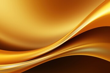 Fototapeta premium Golden abstract flowing background for luxury, elegance, wallpaper, or design projects