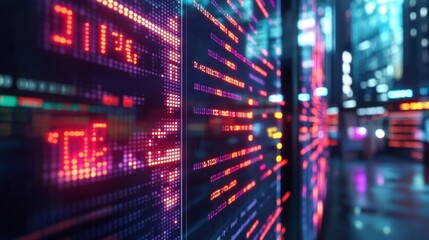 Digital Cityscape: A Glimpse into the Heart of Modern Technology