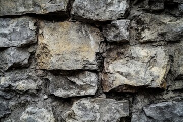 Fototapeta premium Rough Stone Wall Texture - Natural Background