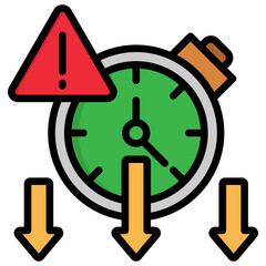 Technical Problems Icon, Symbol, Lineal Color