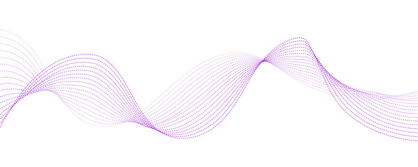 Abstract purple dotted wave background